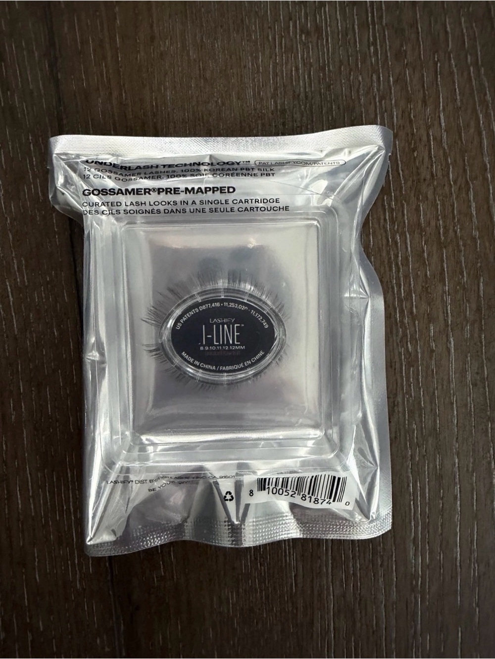 Lashify Gossamer Chocolate Under Lash Extension Eyelashes I-Line